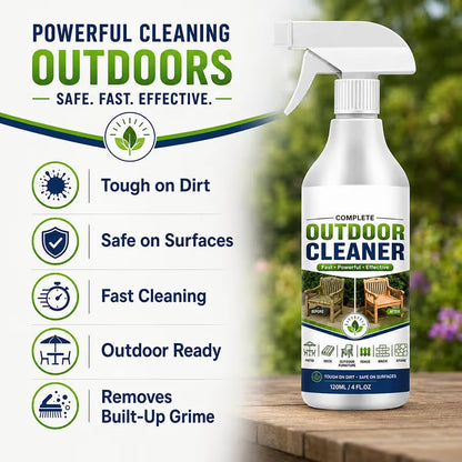 Outdoor Surface Cleaner Spray, Fast Acting Stain Remover for Patio, Wooden Furniture & Outdoor Surfaces