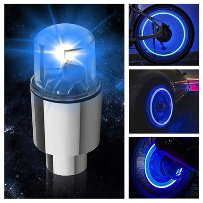 Waterproof LED Tire Valve Cap Light