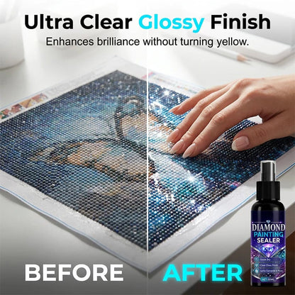 💎✨ Diamond Art Sealer Spray – Locks Beads, Glossy Finish, Fast‑Drying &amp; Long‑Lasting