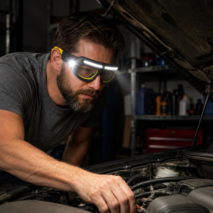 Rechargeable LED Headlamp Glasses