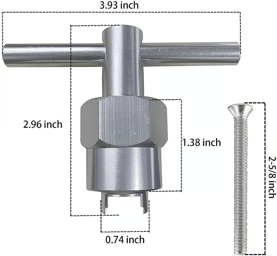 🛠️104421 Cartridge Puller For Moen Cartridge Removal Tool Compatible with Moen 1200,1222,1225 Single Handle Cartridges Moen Shower Cartridge Faucet Cartridge Replacement Core Puller