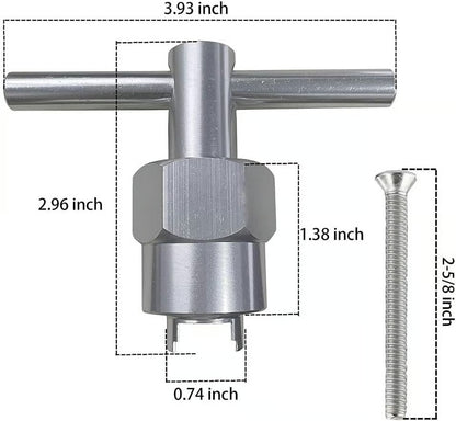 🛠️104421 Cartridge Puller For Moen Cartridge Removal Tool Compatible with Moen 1200,1222,1225 Single Handle Cartridges Moen Shower Cartridge Faucet Cartridge Replacement Core Puller