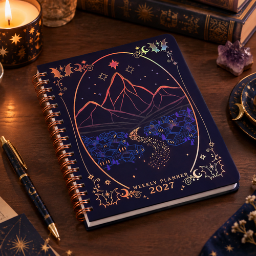 🌙  2027 Weekly Planner ✨ Officially Licensed Fantasy Organizer