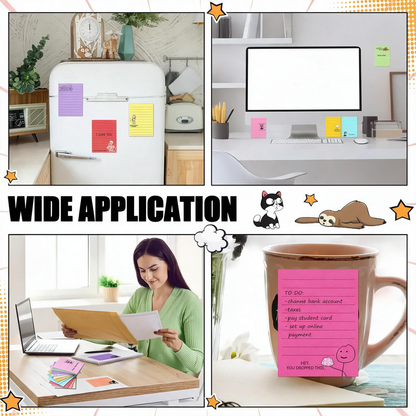 💼😂 12-Pack Sarcastic Office Sticky Notes – Funny Coworker Memo Pads & Hilarious Desk Gifts