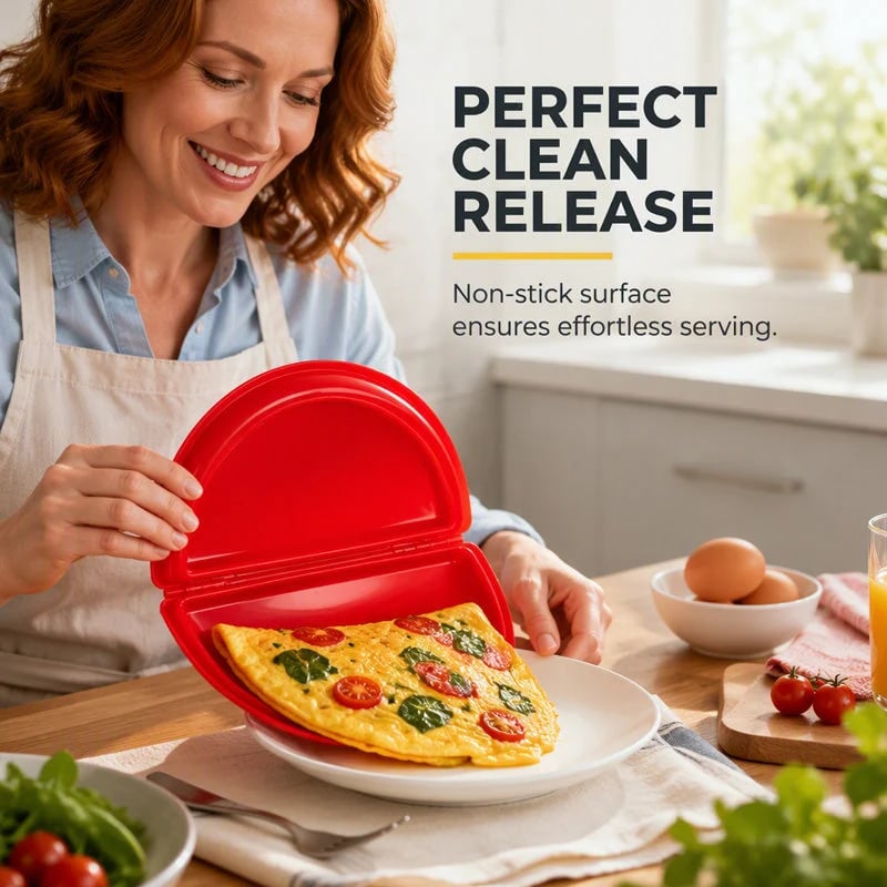 🥳2026 HOT SALE🥳💞2-in-1 Omelet Maker & Egg Cup Cooker