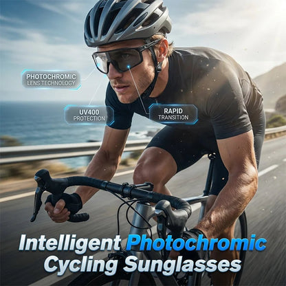 2026 HOT SALE💞50K+ SOLD!🚴 Photochromic Cycling Sunglasses – Instantly Adapt to Light Changes 🌞🕶️