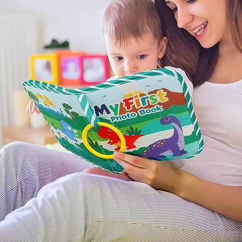 My First Baby Photo Book with Safe Mirror