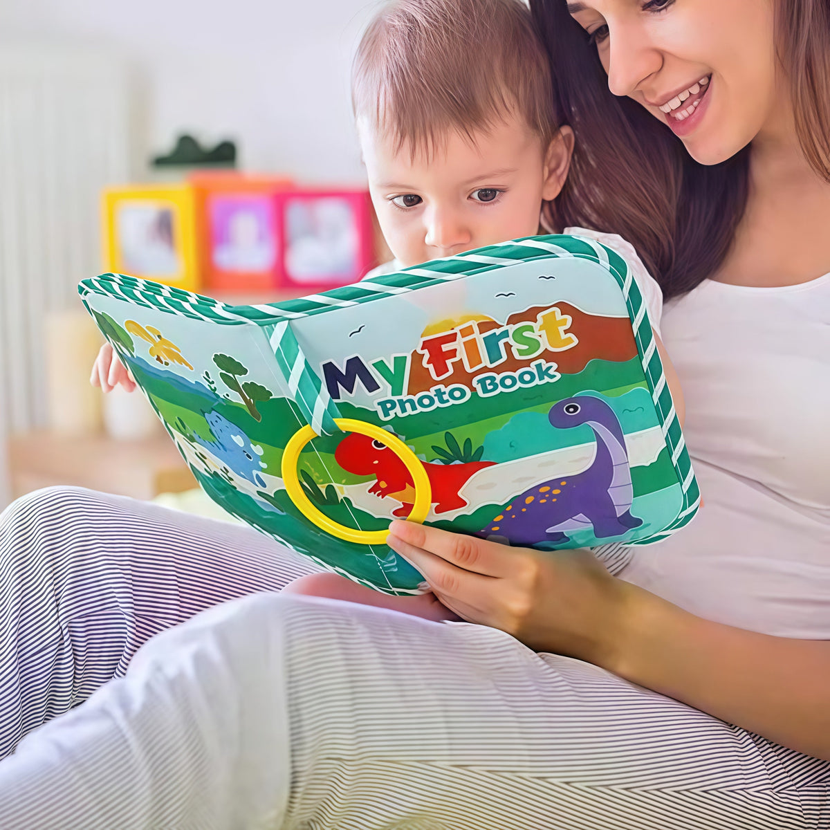 My First Baby Photo Book with Safe Mirror
