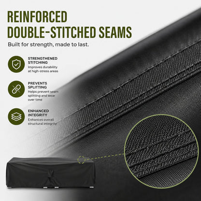 🛋️ Waterproof Patio Sofa Cover - 600D Heavy Duty Protection 🔥