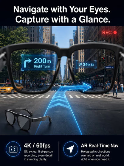 Smart AI Bluetooth Glasses