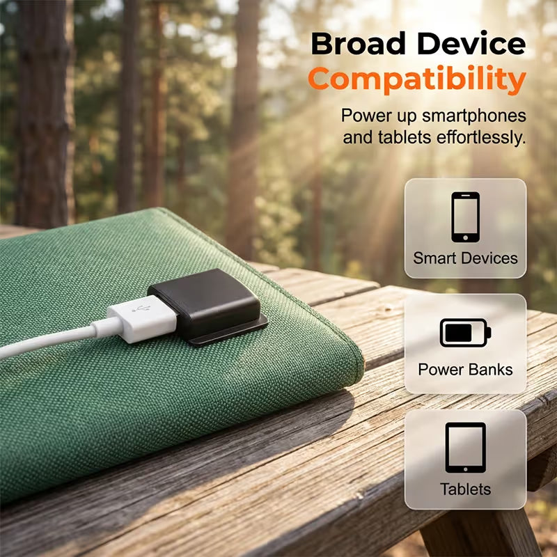 ✨Portable Solar Panel – Foldable, USB Charging🎒