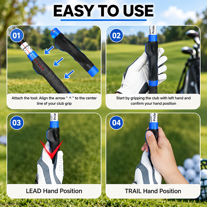 🔥⛳ Golf Grip Trainer—Fix Swing Grip, Fix Hand Position & Grasp, Master Correct Grip Posture