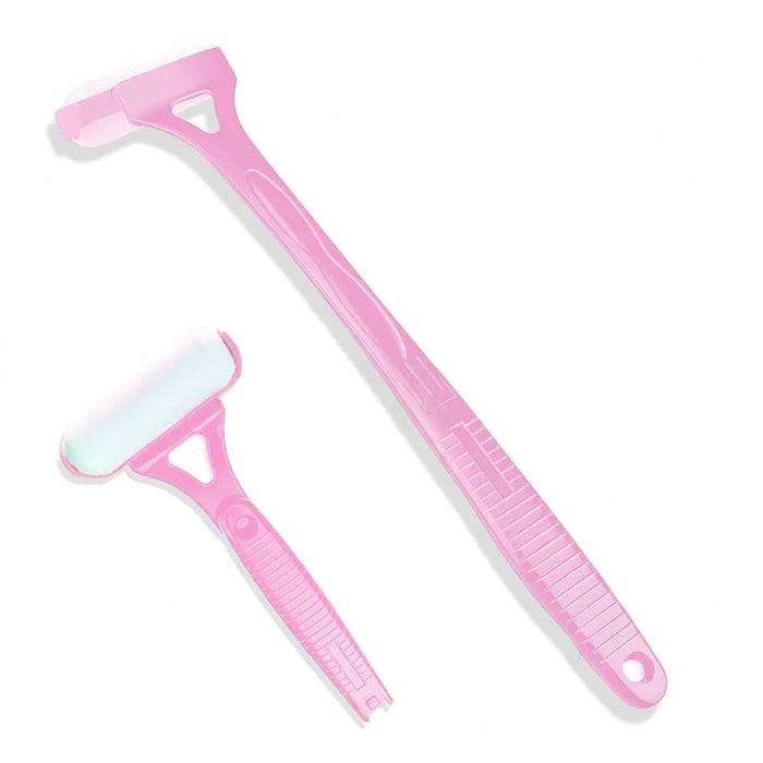 🧴✨Long Reach Back Applicator Roller – Smooth glide, curved ergonomic handle. Apply lotion & sunscreen to every spot – no twisting, no stretching! 🌀💪
