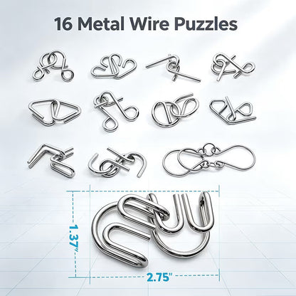 🎁 Metal Montessori Puzzle Solving