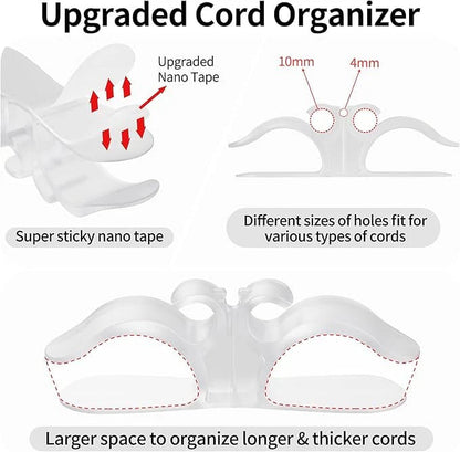 12-Pack Upgraded Appliance Cord Organizer