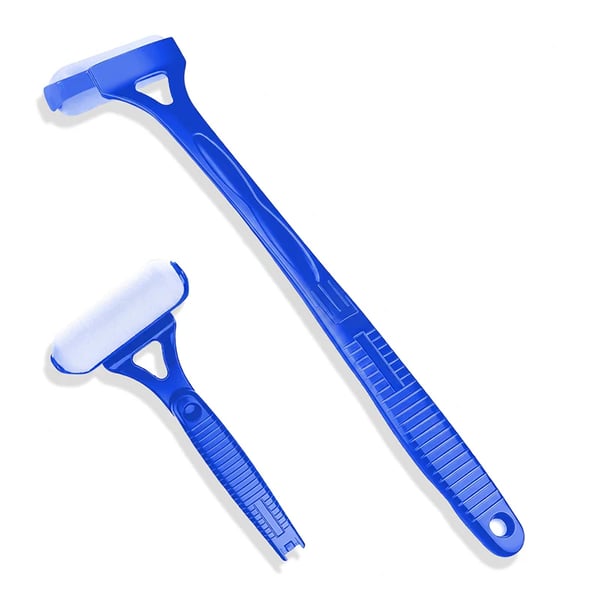🧴✨Long Reach Back Applicator Roller – Smooth glide, curved ergonomic handle. Apply lotion & sunscreen to every spot – no twisting, no stretching! 🌀💪