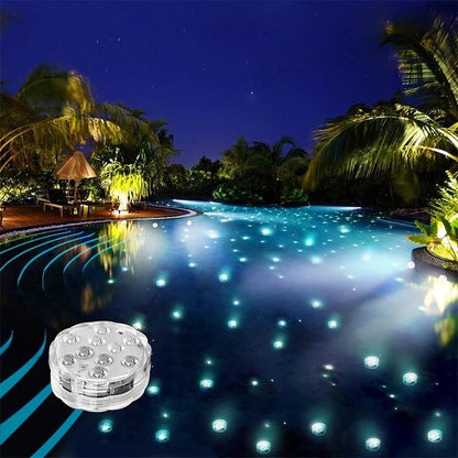📢📢BIG SALE !!⏰Submersible Waterproof Remote Control LED Lights for Pool