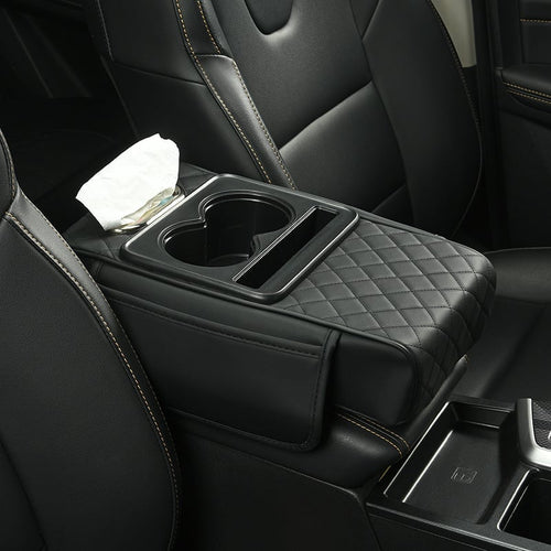 Multifunctional PU Leather Car Armrest Box Mat