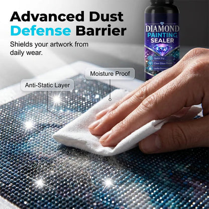 💎✨ Diamond Art Sealer Spray – Locks Beads, Glossy Finish, Fast‑Drying &amp; Long‑Lasting