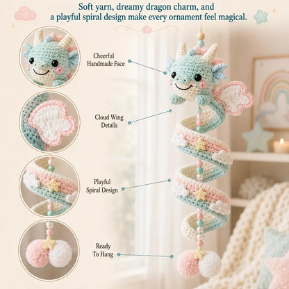 🐉 Beginner-Friendly DIY Enchanted Dragon Spiral Hanging Ornament Kit | Complete Kit with All Tools & Step-by-Step Guide Included 💕