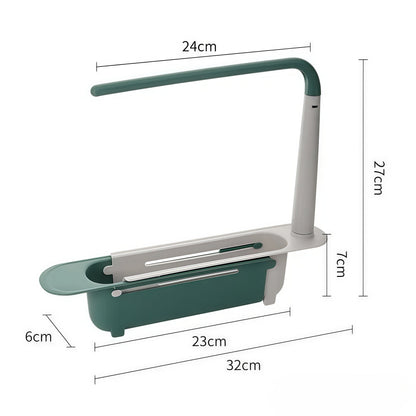 Telescopic Sink Storage Rack✨