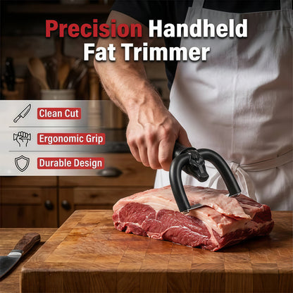 🥩 Handheld Fat Trimmer for Beef & Pork, Portable Meat Fat Remover Tool, Easy Brisket Trimming BBQ Kitchen Gadget