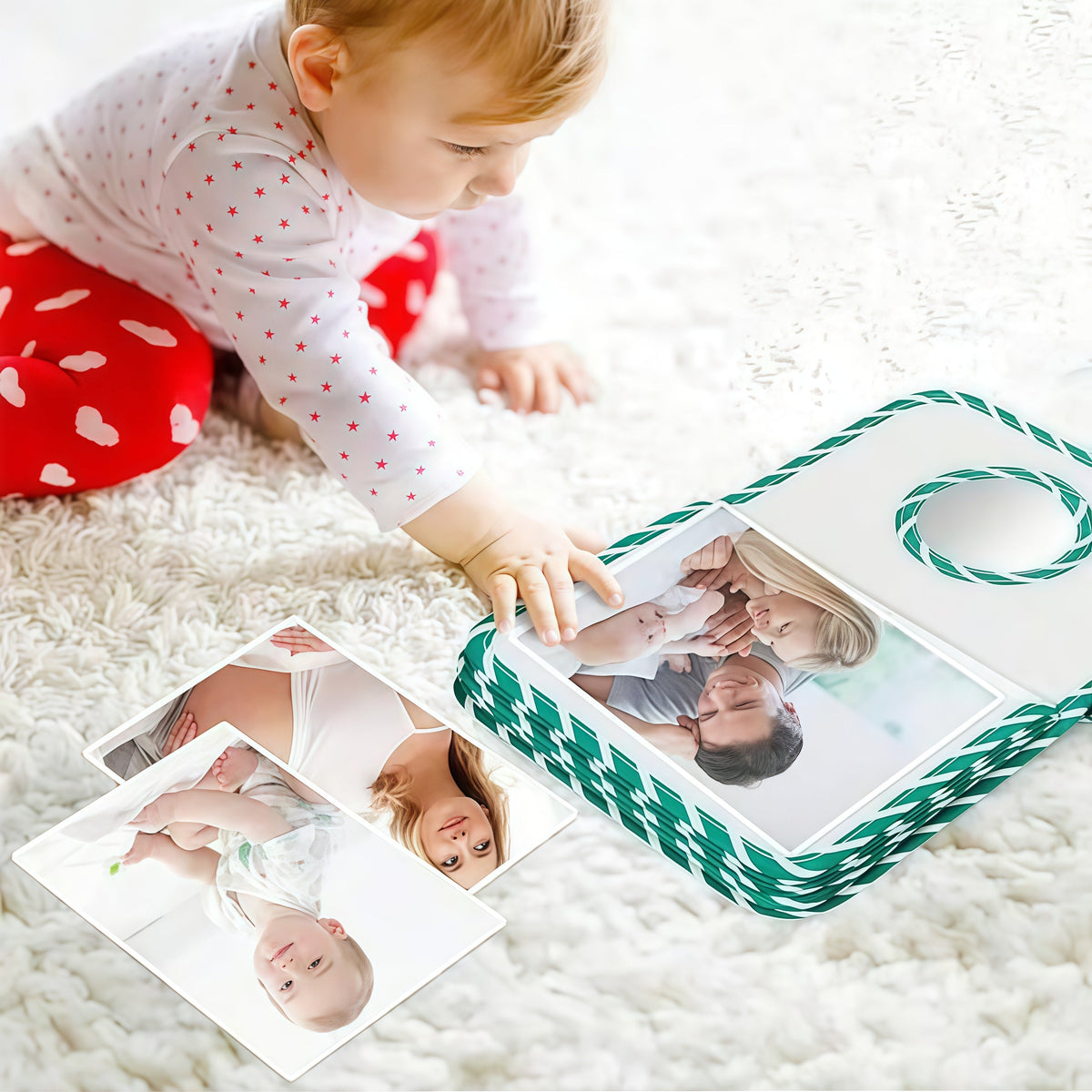 My First Baby Photo Book with Safe Mirror