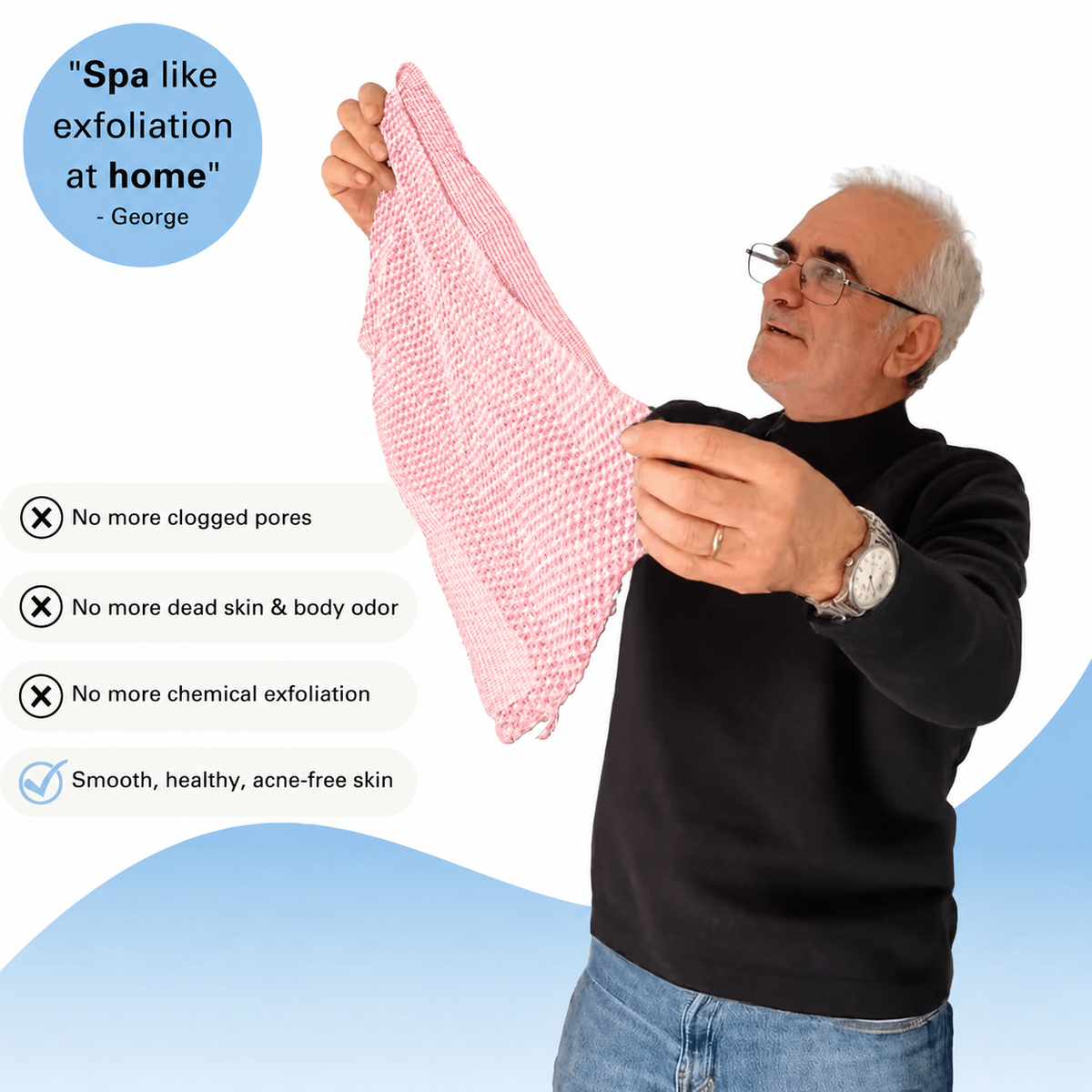 Exfoliating Shower Bath Towel