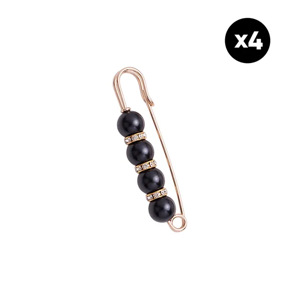🔥Fancy Rhinestones Pearls Safety Pin Brooch