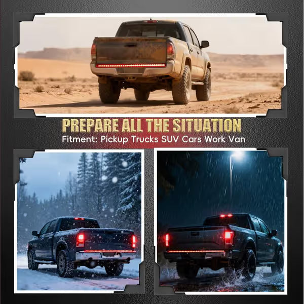🎁LED Tailgate Lights, Turn Signals And Driving And Reversing Lights