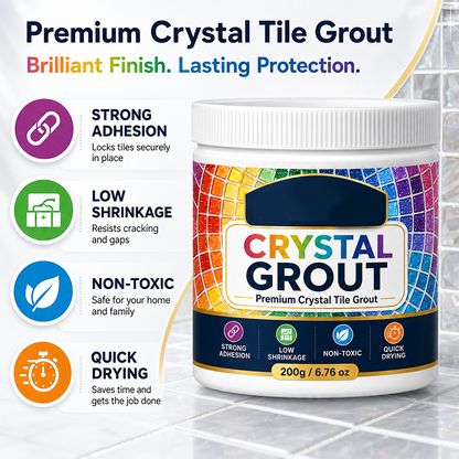 🥳2026 HOT SALE🥳💞50K+ SOLD!🛁💧 Mould‑Proof Tile Grout – Waterproof, stain‑resistant & crack‑proof. Perfect for bathrooms & kitchens – stays white & clean for years! 🌟💪