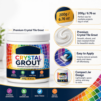 🥳2026 HOT SALE🥳💞50K+ SOLD!🛁💧 Mould‑Proof Tile Grout – Waterproof, stain‑resistant & crack‑proof. Perfect for bathrooms & kitchens – stays white & clean for years! 🌟💪