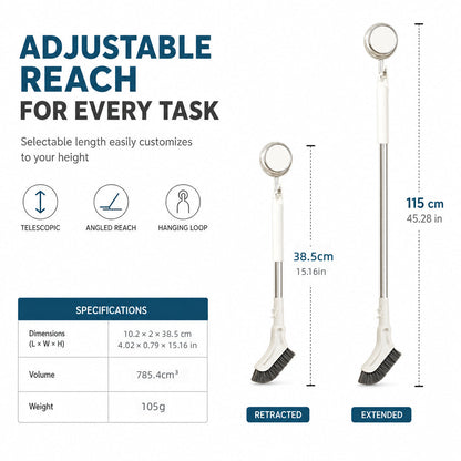 🔥Multifunctional Extendable Long Handle Floor Scrub Brush