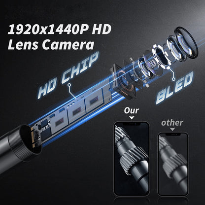 🔎 Plug-and-play endoscope camera – Compatible with Android, iPhone and iPad for direct connection